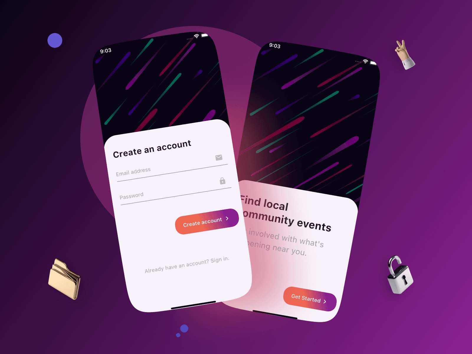 Login Template Screen