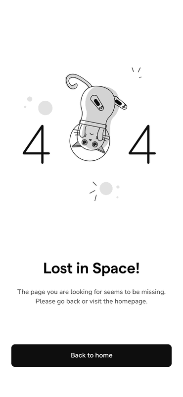Error 404 Screen